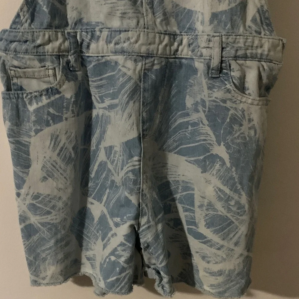 The Children's Place Light Blue Patterned Overalls